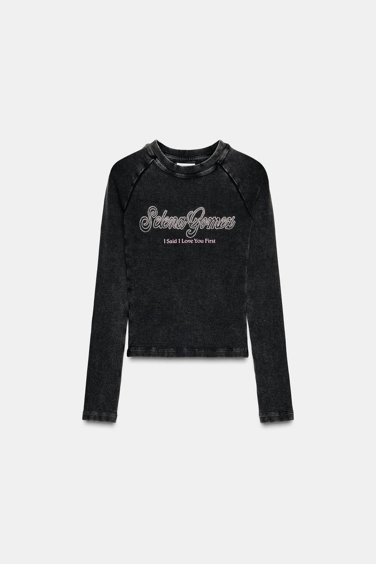 T-SHIRT CANELADA SELENA GOMEZ