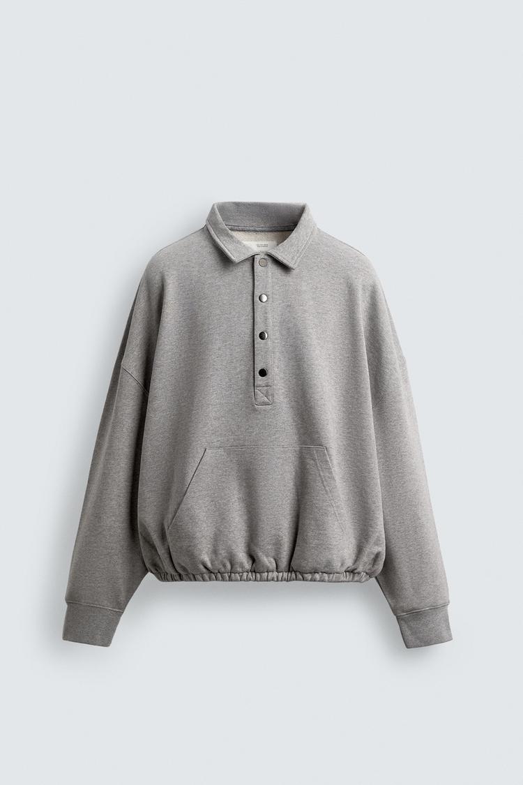 SWEATSHIRT POLO BOXY FIT